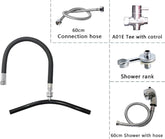 Head Spa Equipment Frame, Shower with 60cm Hose, Water Outlet Can Rotate 360° for Shampoo Sink or Bed - GreenLife - Shampoo Unit